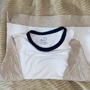 J crew long sleeve two toned women size xs